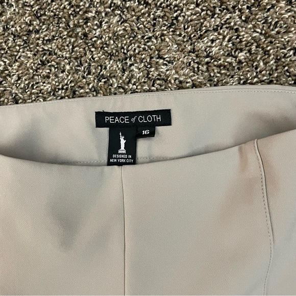 Peace of Cloth Neutral Dress Pants Sz 16 - Picture 10 of 10